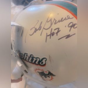Miami dolphins signed helmet
